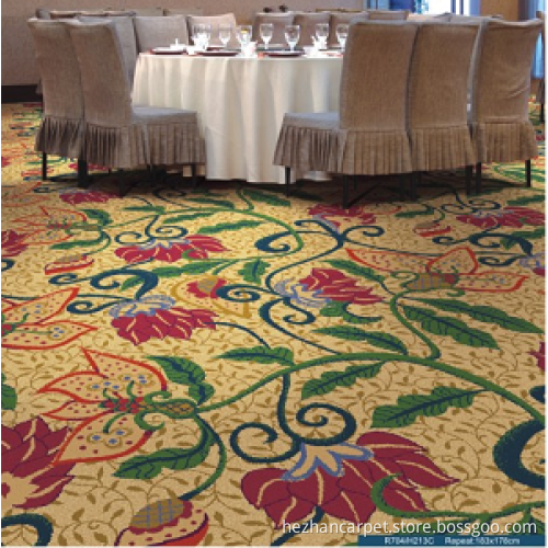 Axminister wool carpet